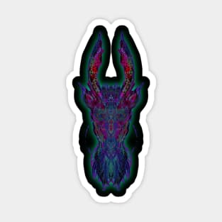 Capricorn 3c Black Sticker